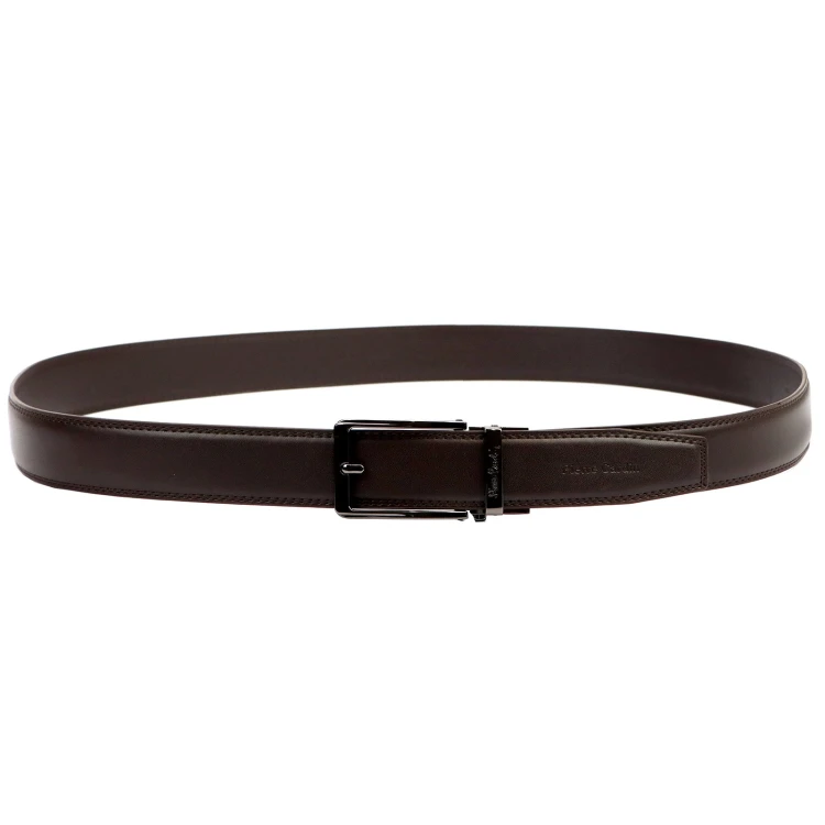 skóra ekologiczna Męski paski Pierre Cardin 3364 GG49 D.BROWN