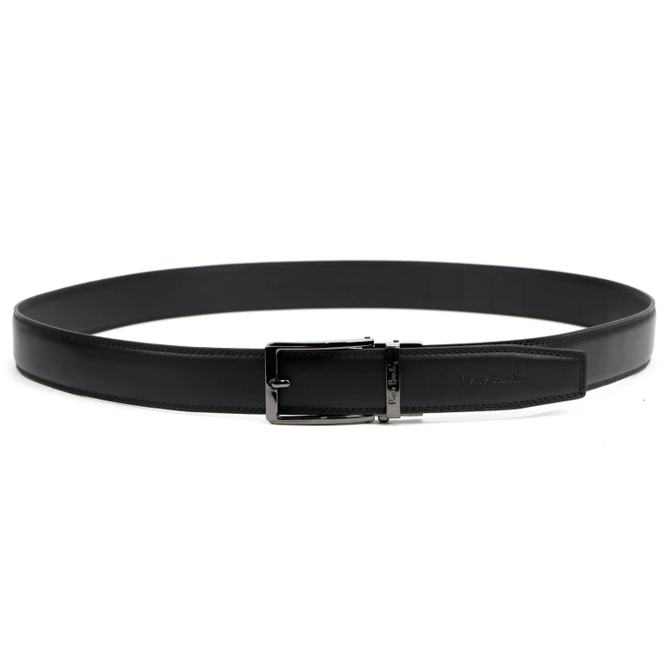 skóra ekologiczna Męski paski Pierre Cardin 3364 GG49 BLACK