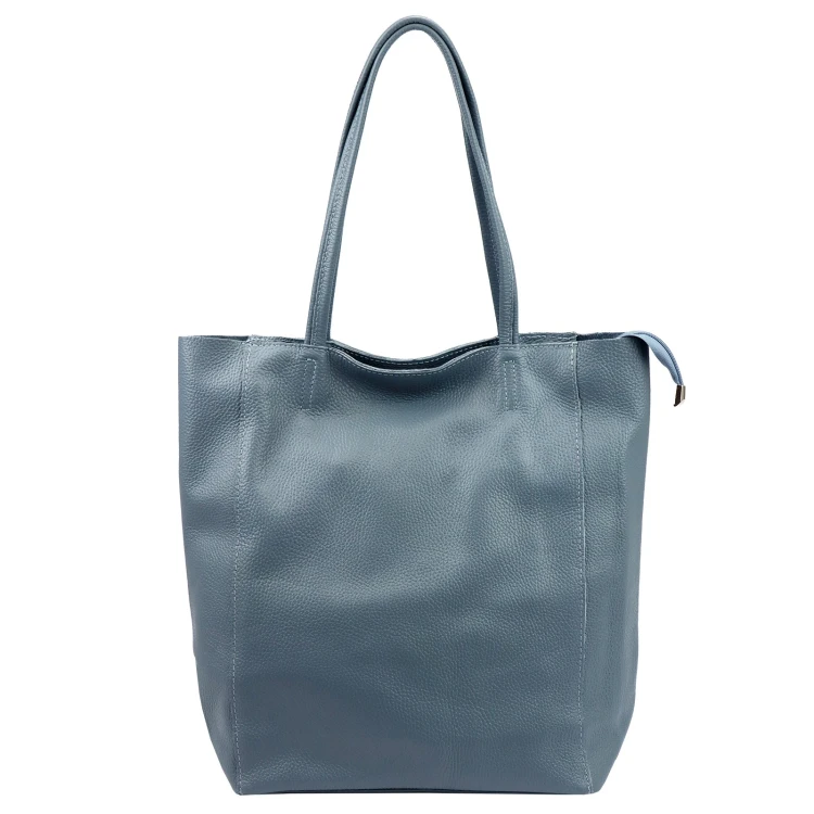 Duża skórzana torebka shopper Luka 26-084 Dollaro mieszcząca A4