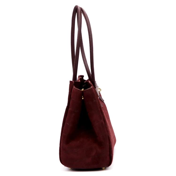 Skórzana torebka na ramię Camilla PREMIUM 10.004 CROCO z tłoczeniem