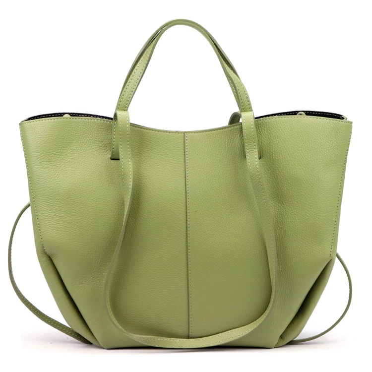 Duża skórzana torebka shopper Luka 24-082 D DOLLARO