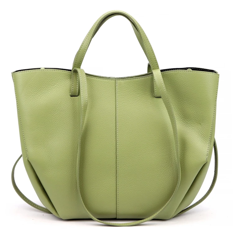 Duża skórzana torebka shopper Luka 24-082 D DOLLARO