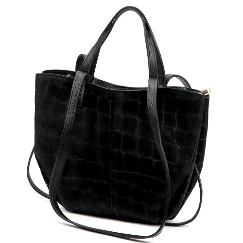 Luka 24-082 CROCO — czarny