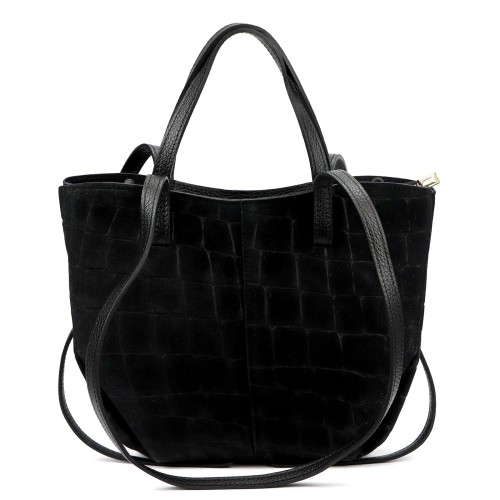 Luka 24-082 CROCO — czarny