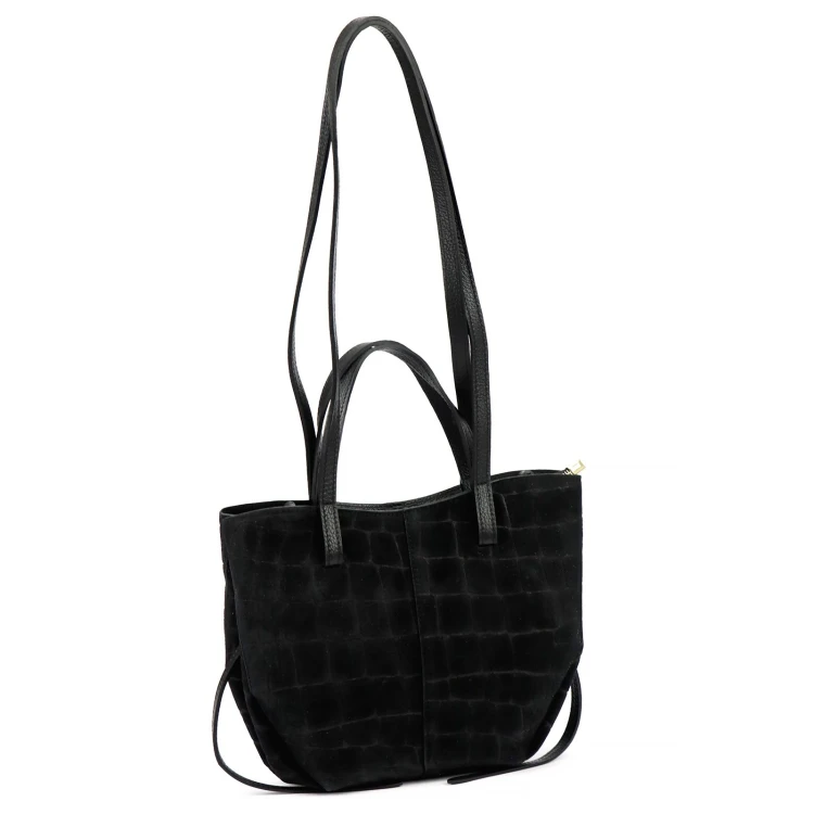 Luka 24-082 CROCO — czarny