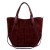 Skórzana torebka shopper Luka 24-082 CROCO z tłoczeniem
