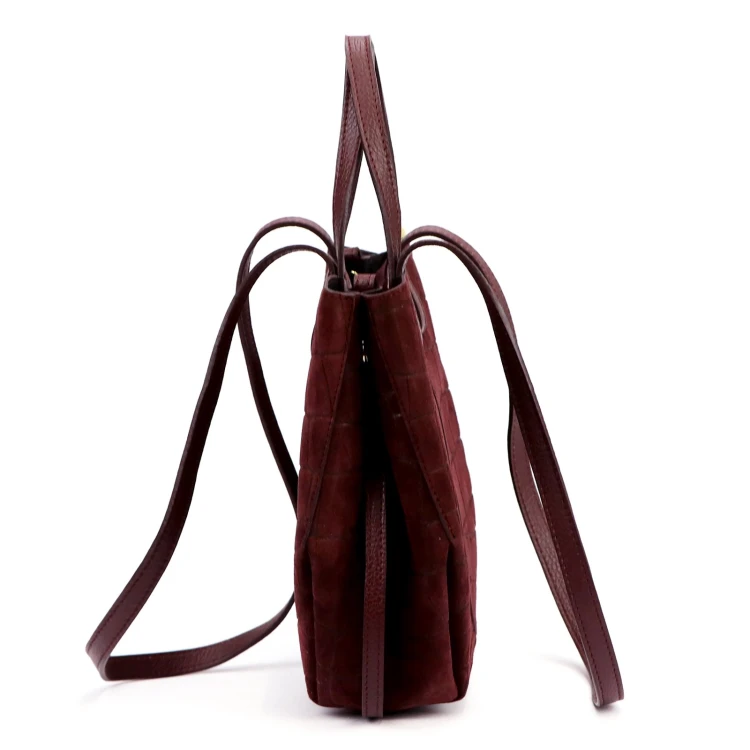 Skórzana torebka shopper Luka 24-082 CROCO z tłoczeniem