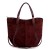 Skórzana torebka shopper Luka 24-082 CROCO z tłoczeniem