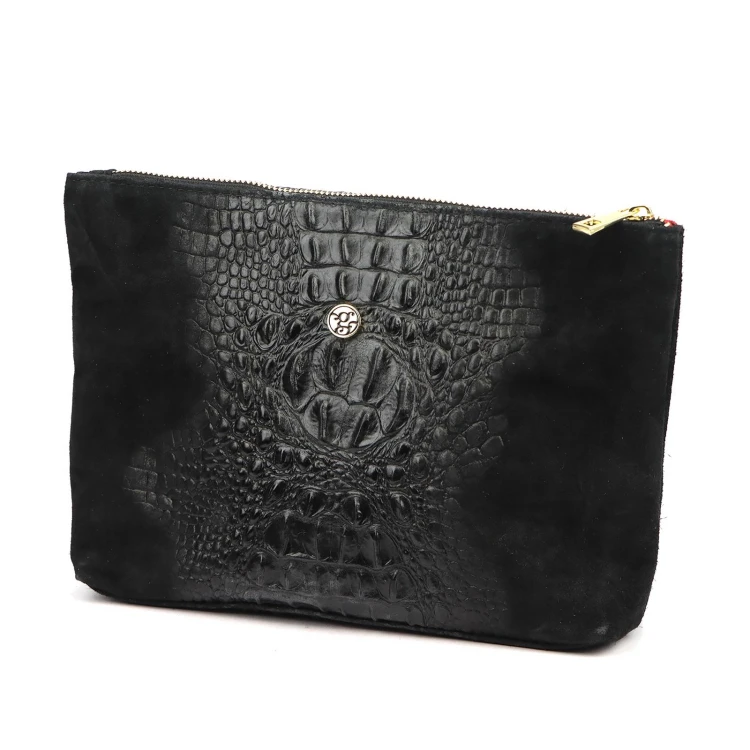 Gregorio COSMETICS-004 CROCO — czarny