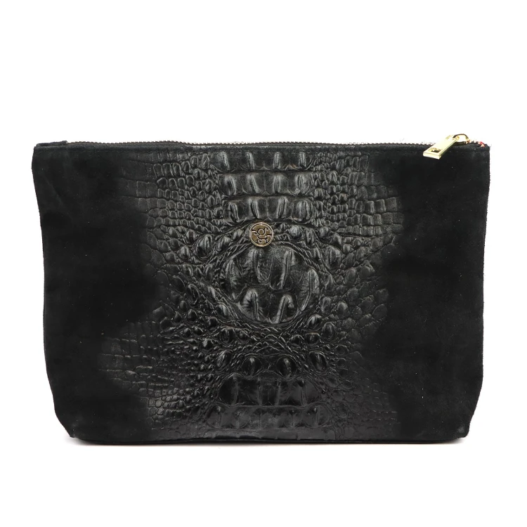 Gregorio COSMETICS-004 CROCO — czarny
