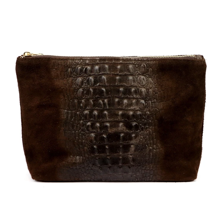 Gregorio COSMETICS-004 CROCO — ciemny brąz