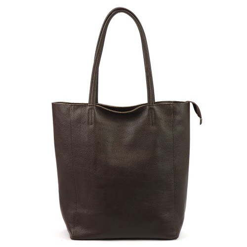 Duża skórzana torebka shopper Luka 26-084 Dollaro mieszcząca A4