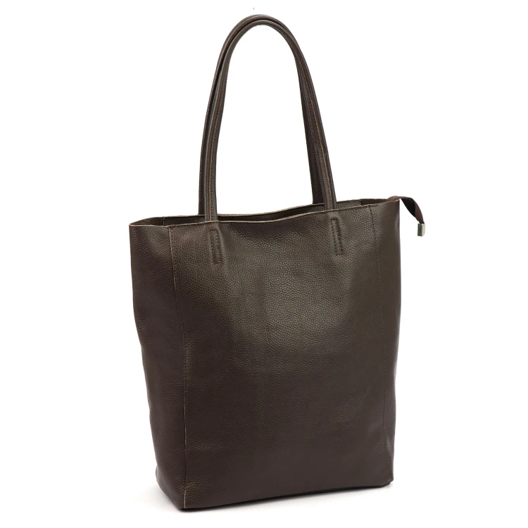 Duża skórzana torebka shopper Luka 26-084 Dollaro mieszcząca A4