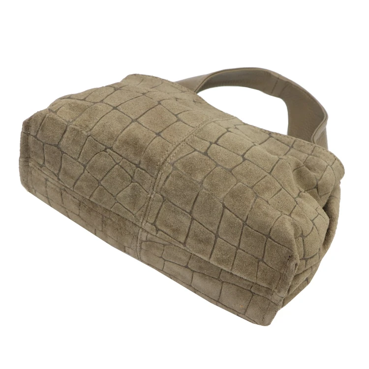 Skórzana torebka na ramię Luka 24-058 CROCO