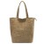 Duża skórzana torebka shopper Luka 26-084 Croco mieszcząca A4