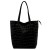 Duża skórzana torebka shopper Luka 26-084 Croco mieszcząca A4