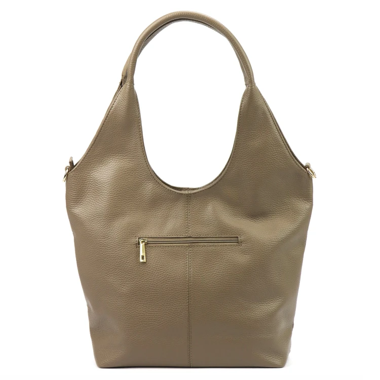 Damska torebka shopper Luka 26-013 Croco ze skóry naturalnej