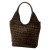 Damska torebka shopper Luka 26-013 Croco ze skóry naturalnej
