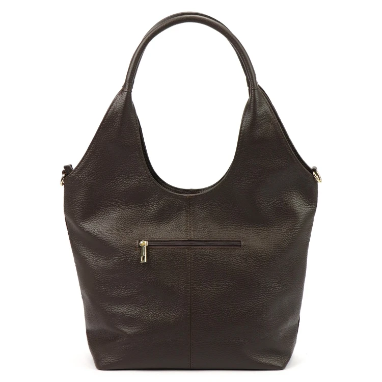 Damska torebka shopper Luka 26-013 Croco ze skóry naturalnej
