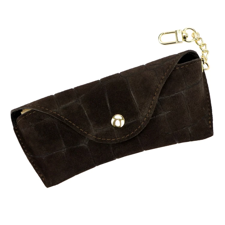 Skórzane etui na okulary CROCO Florence BRE-13