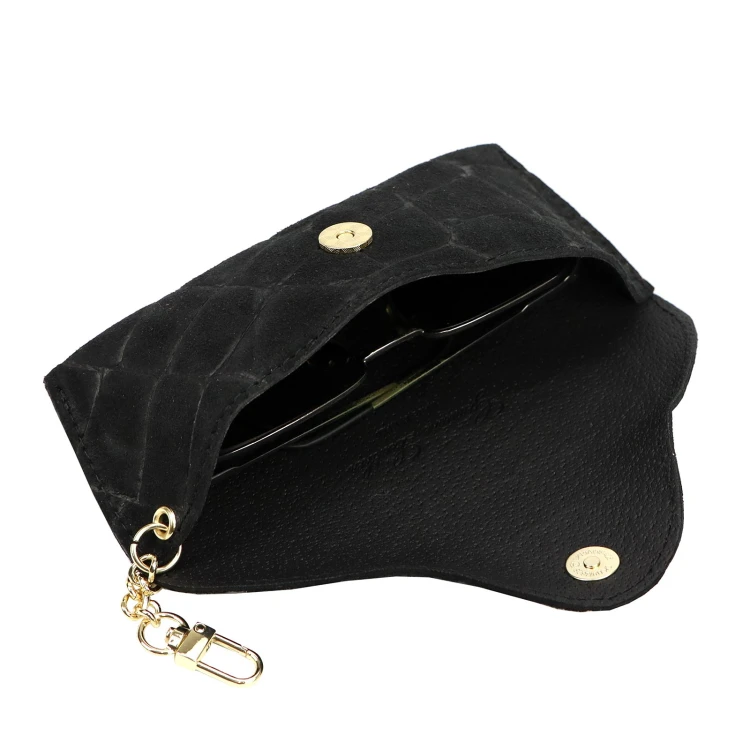 Skórzane etui na okulary CROCO Florence BRE-13