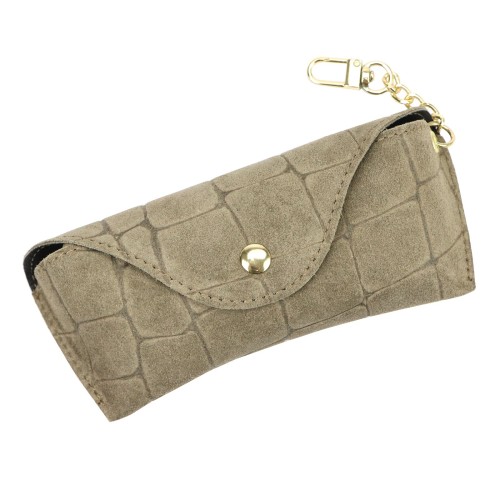 Skórzane etui na okulary CROCO Florence BRE-13