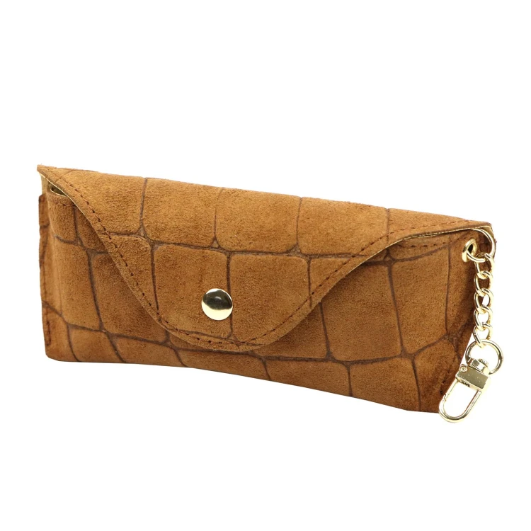 Skórzane etui na okulary CROCO Florence BRE-13