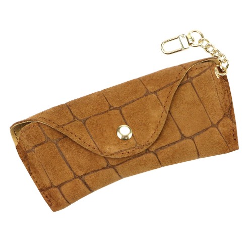 Skórzane etui na okulary CROCO Florence BRE-13