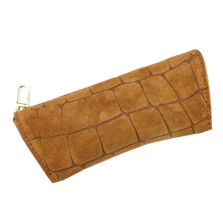 Skórzane etui na okulary CROCO Florence BRE-13