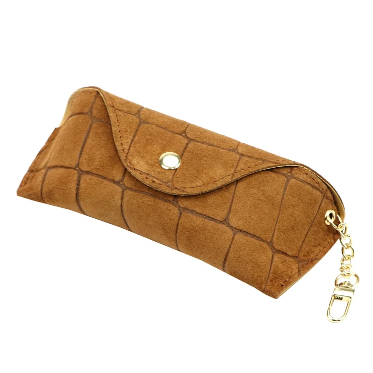 Skórzane etui na okulary CROCO Florence BRE-13