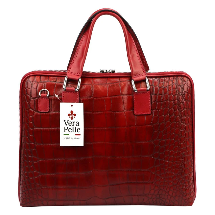 Camilla PREMIUM 10.777 CROCO — czerwony