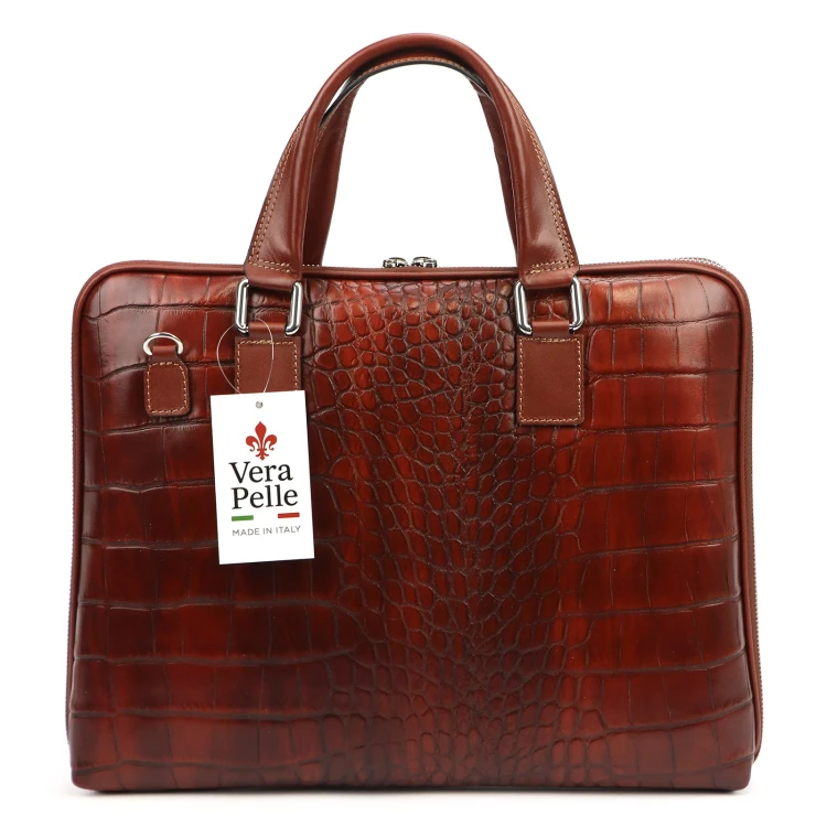 Camilla PREMIUM 10.777 CROCO — brązowy