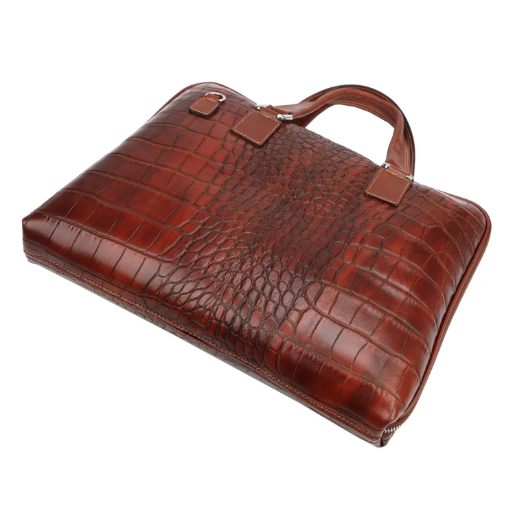 Camilla PREMIUM 10.777 CROCO — brązowy