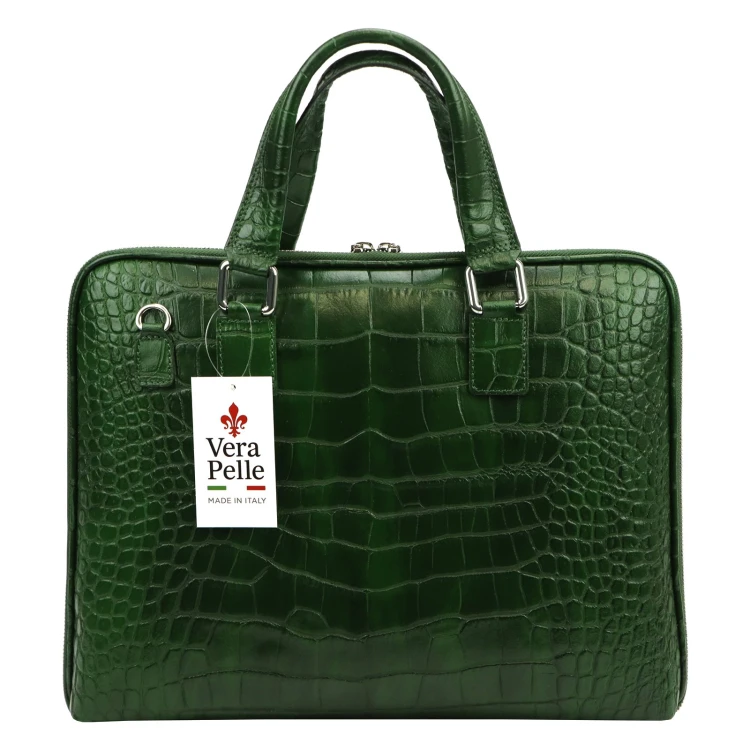 Camilla PREMIUM 10.777 CROCO — ciemny zielony