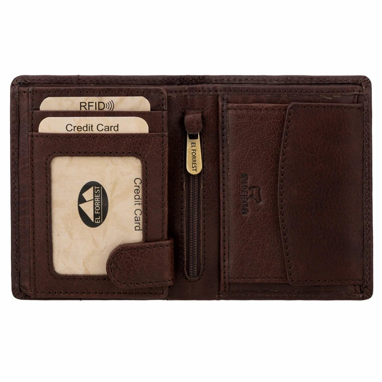 EL FORREST 728-22 RFID — ciemny brąz — zdjęcie 5