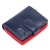 EL FORREST 820-34 RFID — granatowy + czerwony — zdjęcie 4