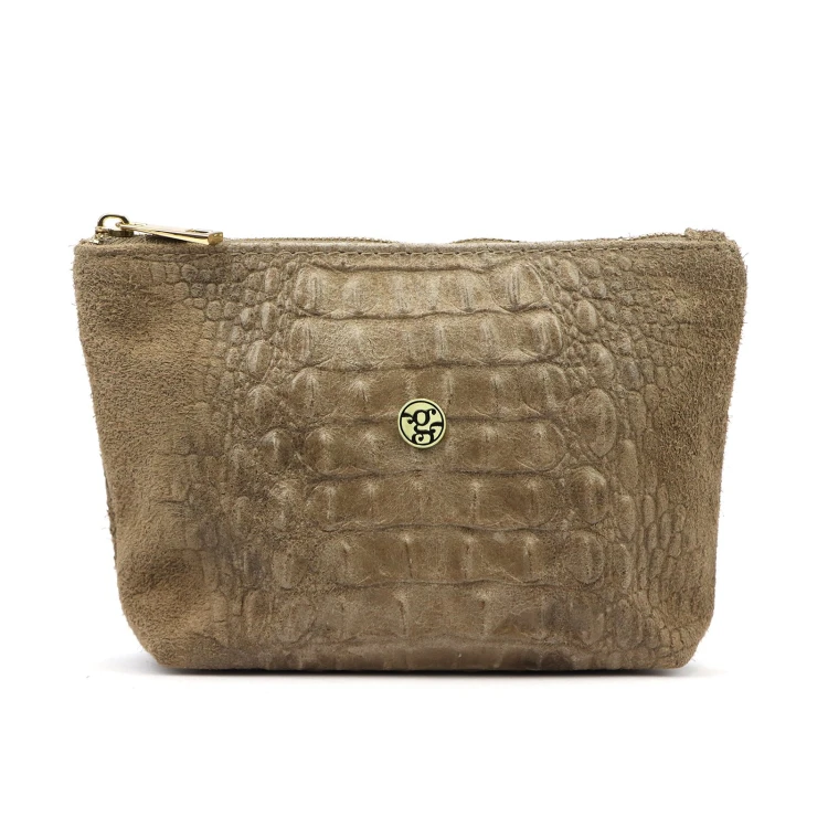 Gregorio COSMETICS-005 CROCO — taupe — zdjęcie 2
