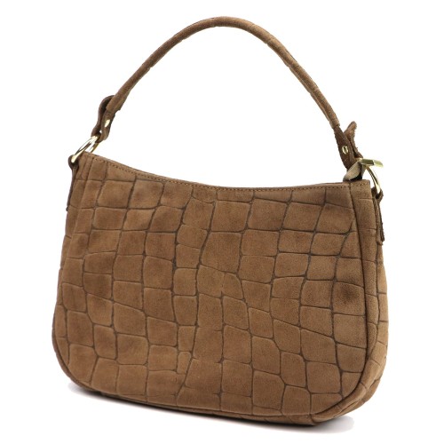 Luka 24-085 CROCO GOLD — mokka — zdjęcie 1