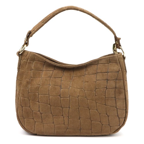Luka 24-085 CROCO GOLD — mokka — zdjęcie 2