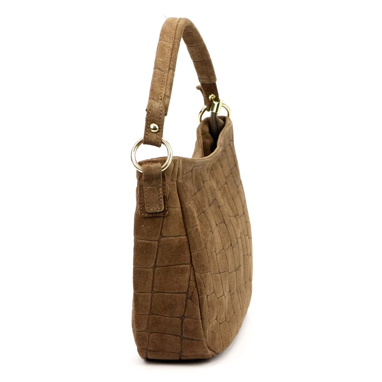 Luka 24-085 CROCO GOLD — mokka — zdjęcie 3