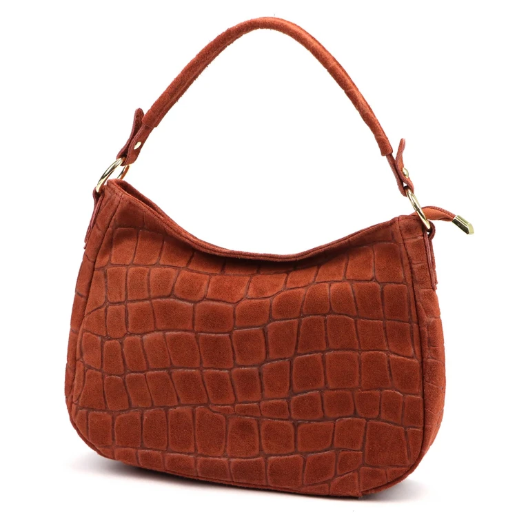 Luka 24-085 CROCO GOLD — ceglasty — zdjęcie 1