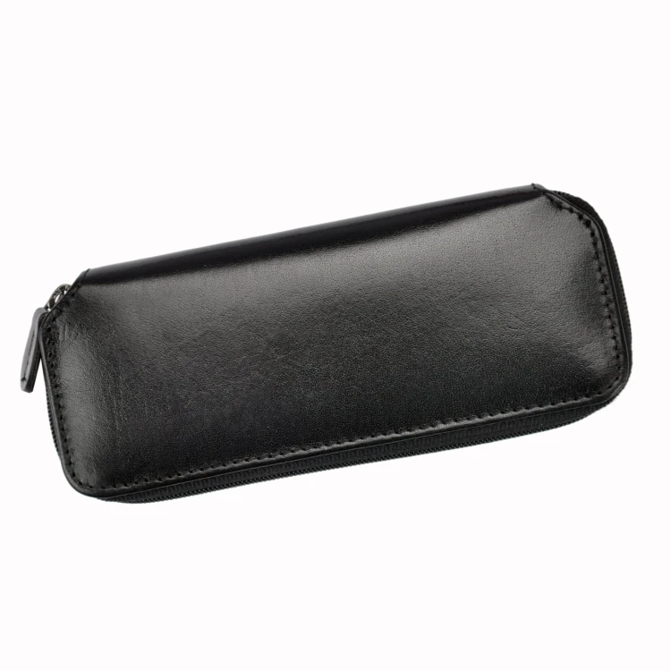 Pierre Cardin Etui na Klucze Skóra Naturalna Pojemne Karabińczyki Suwak
