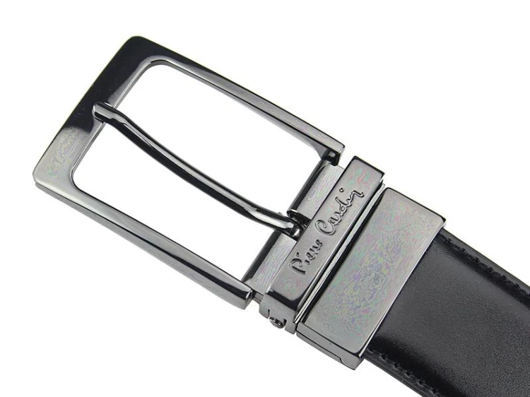 męski pasek z prawdziwej skóry Pierre Cardin FWJX5 DOUBLE