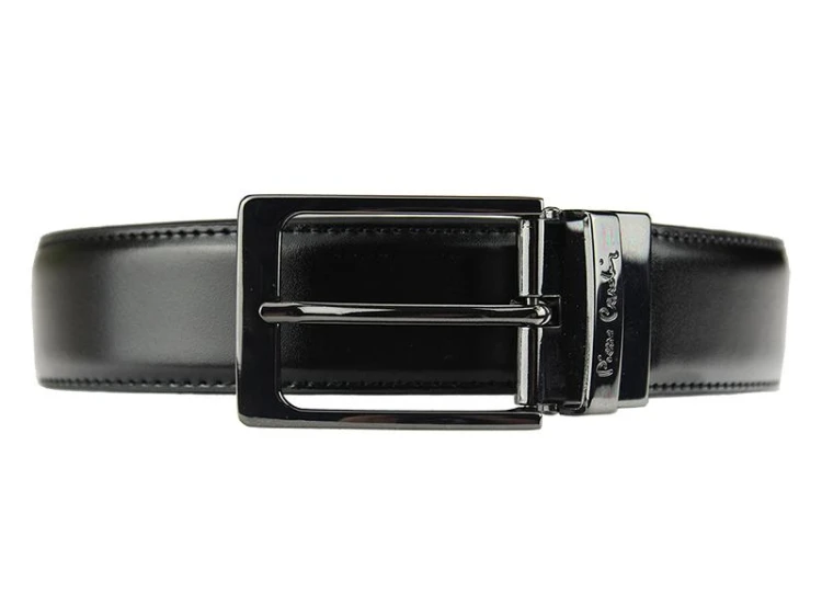 męski pasek z prawdziwej skóry Pierre Cardin FWJX5 DOUBLE