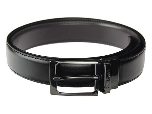 męski pasek z prawdziwej skóry Pierre Cardin FWJX5 DOUBLE