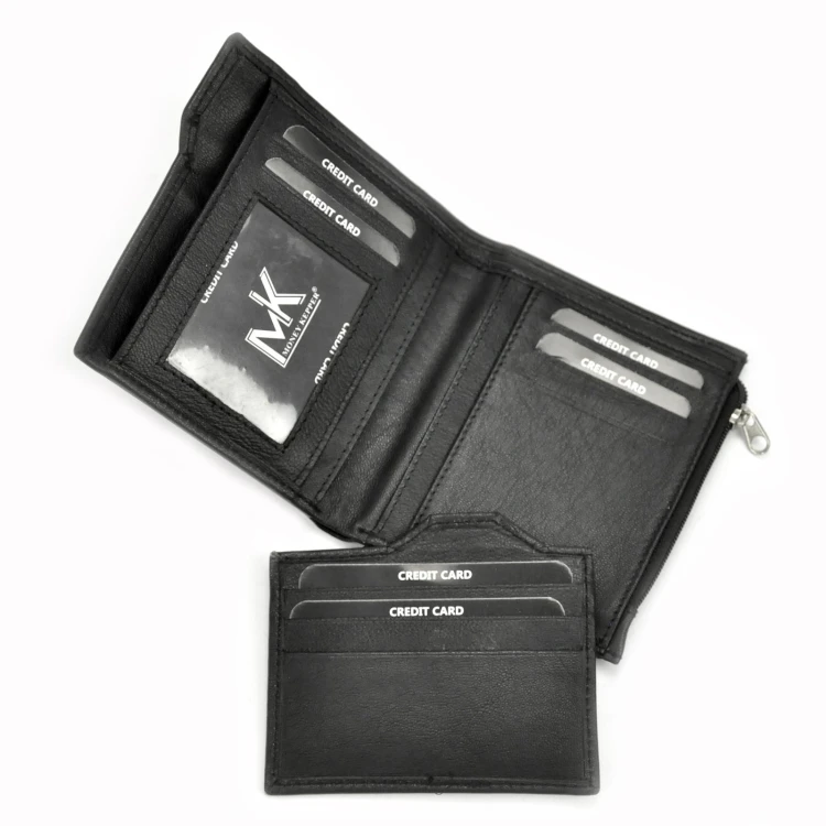 Skórzany męski portfel Money Kepper CC 6002