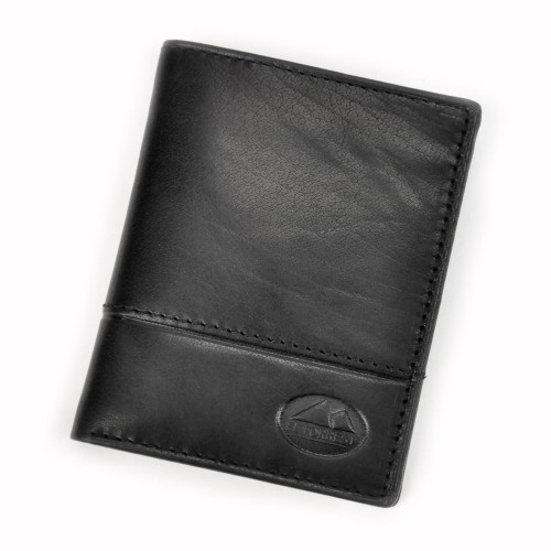 EL FORREST męskie etui na karty i dokumenty skórzane pionowe ochrona RFID