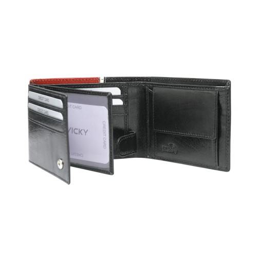 Rovicky 323-RBA-D RFID — granatowy + czerwony