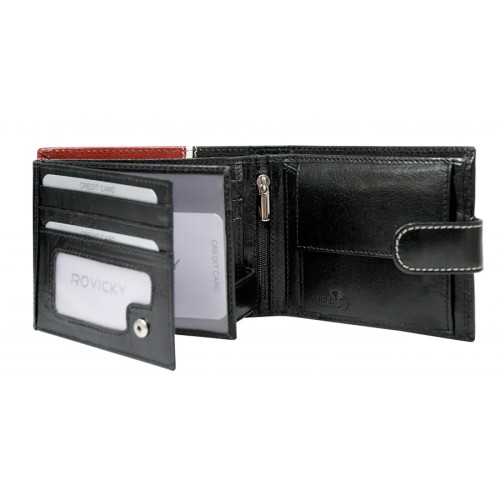 Rovicky 324L-RBA-D RFID — granatowy + czerwony