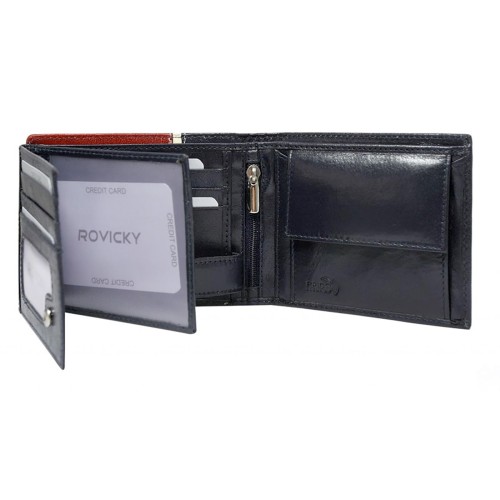 Rovicky 324-RBA-D RFID — czarny + czerwony